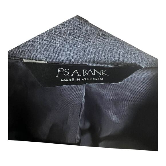 Jos. A. Bank Gray Wool Blazer Sport Coat 46 long Preppy Career Twee - Picture 5 of 11
